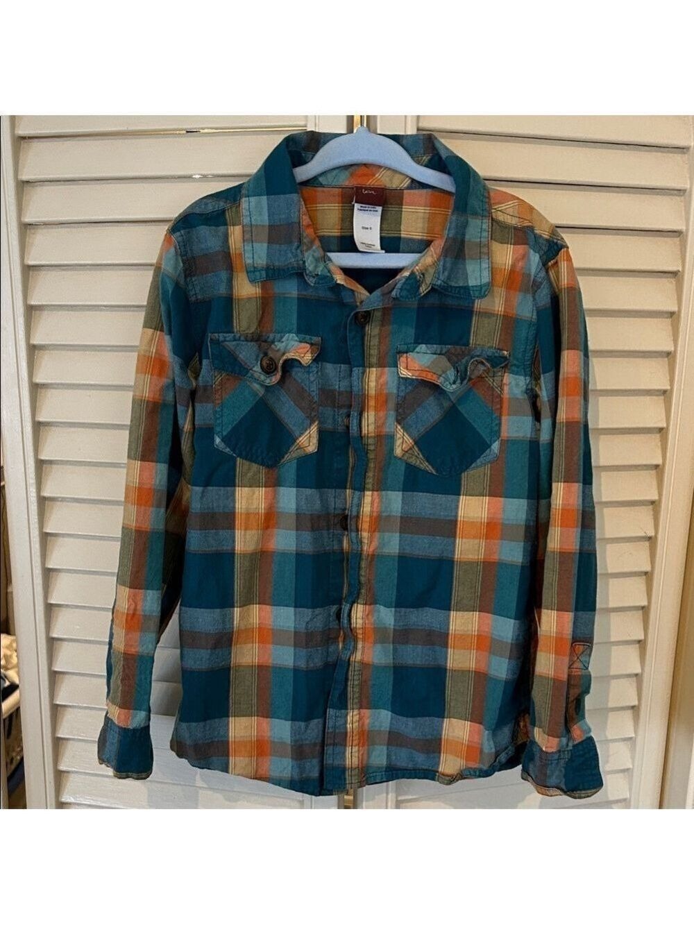 Tea Collection Multicolor Plaid Shirt